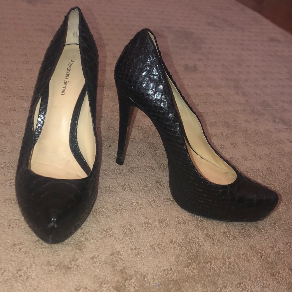 Snake skin Alexandre Birman size 6